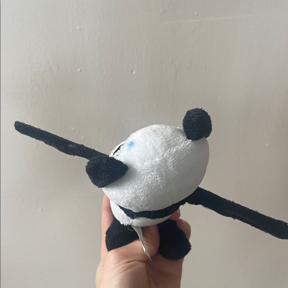 Adorable Black and White Panda Plush snap bracelet - Picture 7 of 9